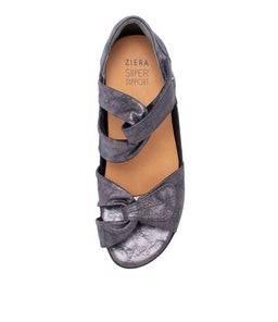 DOXIE W ZR PEWTER SATIN METAL LEATHER