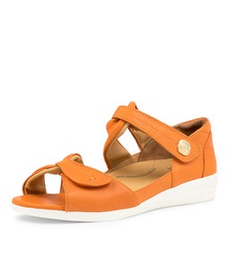 DOXIE W ZR BRIGHT ORANGE LEATHER