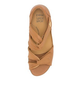 DOXIE W ZR DK TAN LEATHER