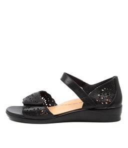 DUSTY W ZR BLACK LEATHER