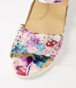 DUSTY W ZR PANSY FLORAL LEATHER