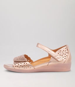 DUSTY W ZR PALE ROSE GOLD LEATHER