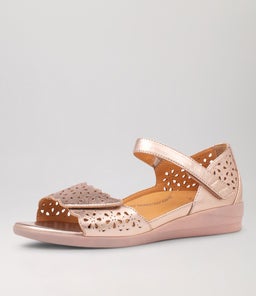 DUSTY W ZR PALE ROSE GOLD LEATHER