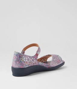 DUSTY W ZR PINK MULTI LEATHER