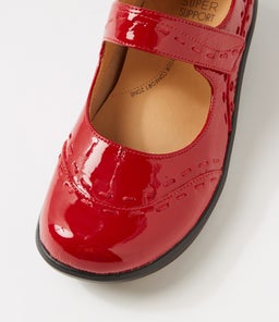 GUMMIBEAR XW ZR DK RED PATENT LEATHER