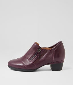 CAMDEN W ZR AUBERGINE LEATHER