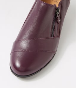 CAMDEN W ZR AUBERGINE LEATHER
