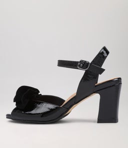 ANTONIA W ZR BLACK PATENT SUEDE
