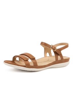 BREEZE W ZR DK TAN LEATHER