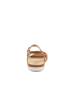 BREEZE W ZR DK TAN LEATHER