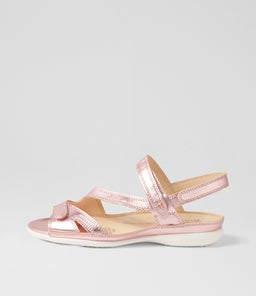 BELTA W ZR ROSE METALLIC LEATHER