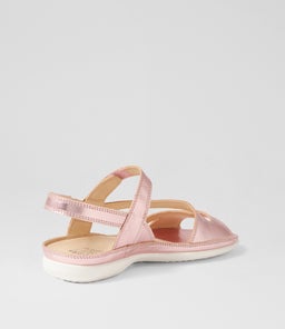 BELTA W ZR ROSE METALLIC LEATHER