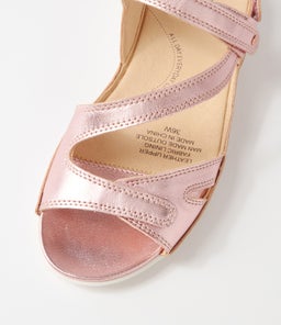 BELTA W ZR ROSE METALLIC LEATHER