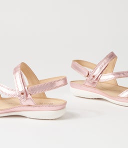 BELTA W ZR ROSE METALLIC LEATHER