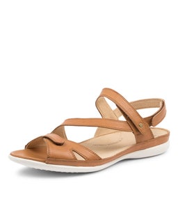 BELTA W ZR DK TAN LEATHER