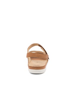 BELTA W ZR DK TAN LEATHER