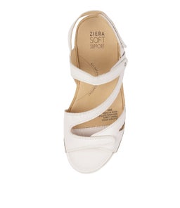 BELTA W ZR WHITE LEATHER