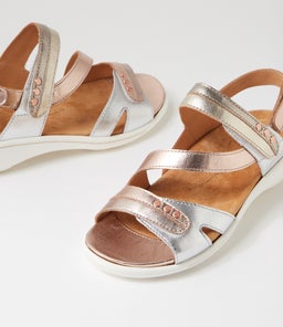BEAUX W ZR METALLIC MULTI LEATHER