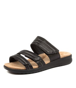 BARBRA XW ZR BLACK BLACK SOLE LEATHER