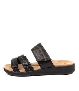 BARBRA XW ZR BLACK BLACK SOLE LEATHER