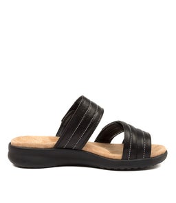 BARBRA XW ZR BLACK BLACK SOLE LEATHER