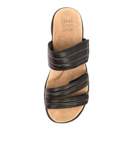 BARBRA XW ZR BLACK BLACK SOLE LEATHER
