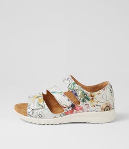 BARDOT XW ZR WHITE FIELDS WHITE SOLE LEATHER