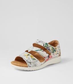 BARDOT XW ZR WHITE FIELDS WHITE SOLE LEATHER