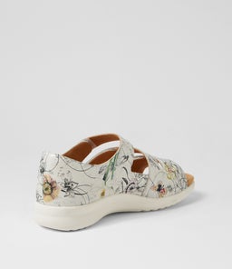BARDOT XW ZR WHITE FIELDS WHITE SOLE LEATHER