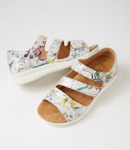 BARDOT XW ZR WHITE FIELDS WHITE SOLE LEATHER
