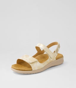 BENJI XW ZR SMUDGE METAL ALMOND SOLE LEATHER