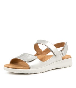 BENJI XW ZR SILVER WHITE SOLE LEATHER