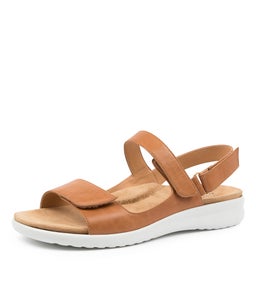 BENJI XW ZR TAN WHITE SOLE LEATHER