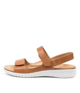 BENJI XW ZR TAN WHITE SOLE LEATHER