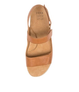 BENJI XW ZR TAN WHITE SOLE LEATHER