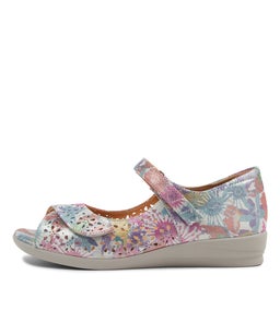 DAFFODIL W ZR MISTY FLORAL LEATHER