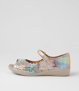 Daffodil W Gelato Multi Leather Sandals Daffodil W Gelato Multi Leather Sandals
