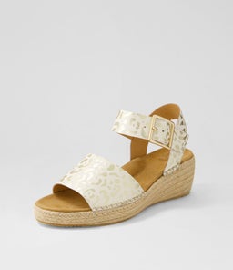 KRAIG XF ZR BEIGE&GOLD LEOPARD LEATHER