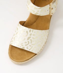 KRAIG XF ZR BEIGE&GOLD LEOPARD LEATHER