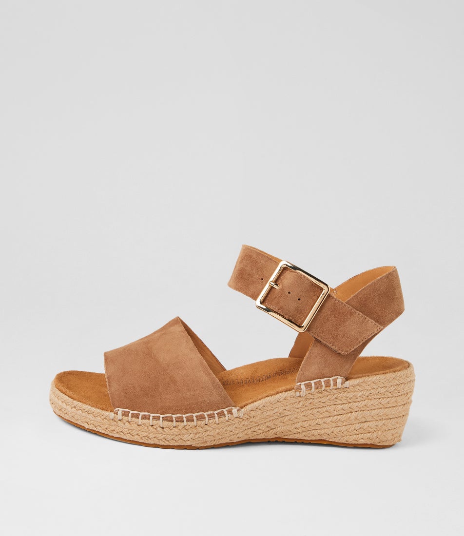 Kraig Xf Light Choc Suede Wedges Kraig Xf Light Choc Suede Wedges