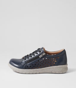 SHOVO XF ZR NAVY MISTY SOLE LEATHER