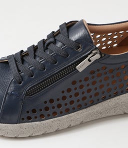 SHOVO XF ZR NAVY MISTY SOLE LEATHER