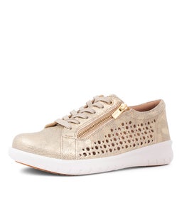 SHOVO XF ZR PALE GOLD CRACKLE LEATHER