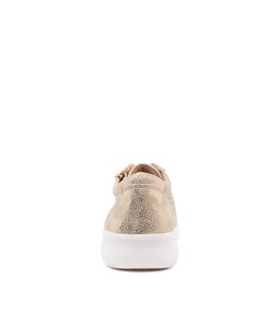 SHOVO XF ZR PALE GOLD CRACKLE LEATHER