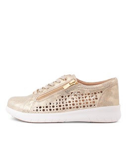 SHOVO XF ZR PALE GOLD CRACKLE LEATHER