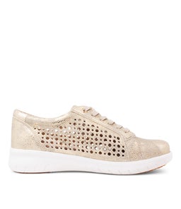 SHOVO XF ZR PALE GOLD CRACKLE LEATHER