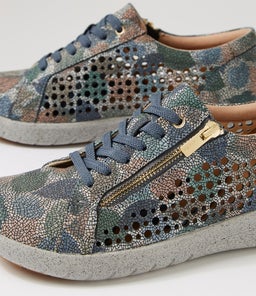 SHOVO XF ZR BLUE LEAF MULTI LEATHER