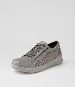 SHOVO XF ZR PEWTER CRACKLE LEATHER