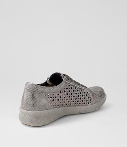 SHOVO XF ZR PEWTER CRACKLE LEATHER