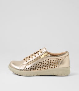Shovo Xf Champagne Leather Sneakers Shovo Xf Champagne Leather Sneakers
